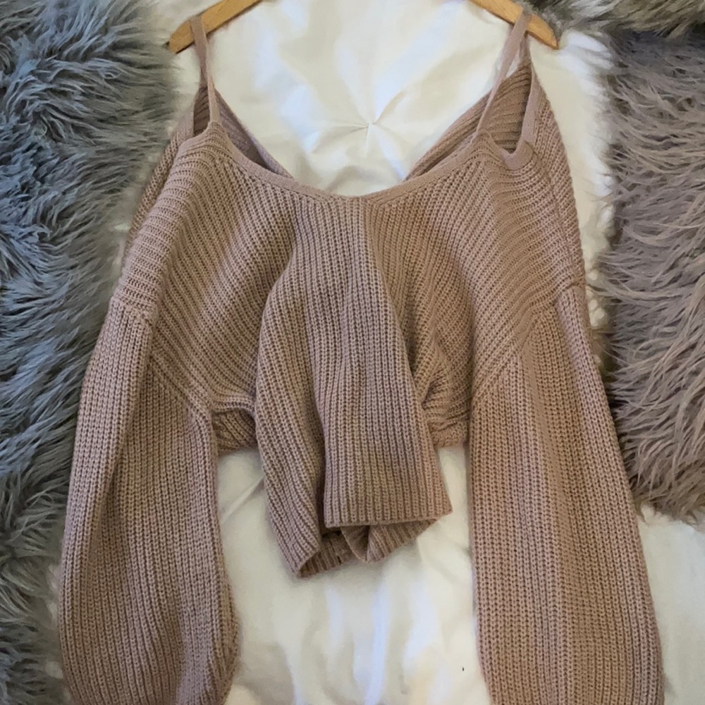 Off the shoulder sweater